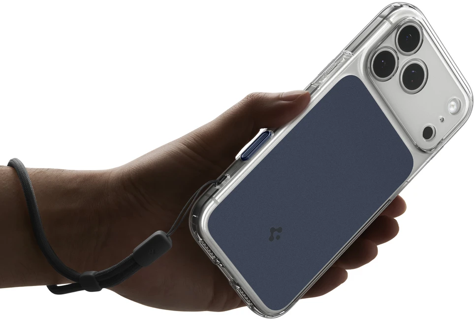 Dėklas Spigen Ultra Hybrid T MagSafe, matinė mėlyna – iPhone 18 Pro/17 Pro