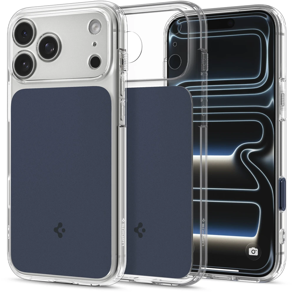 Dėklas Spigen Ultra Hybrid T MagSafe, matinė mėlyna – iPhone 18 Pro/17 Pro