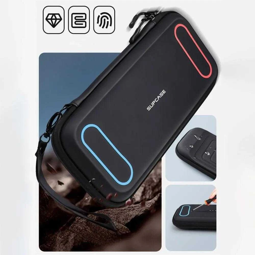 „Supcase“ nešiojimo dėklas, skirtas „Nintendo Switch 2“ - Juodas