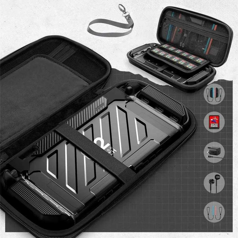 „Supcase Carrying Plus“ dėklas, skirtas „Nintendo Switch 2“ - Juodas