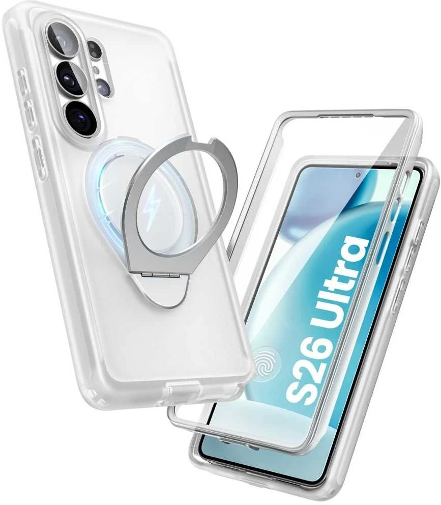 Dėklas SupCase Cosmo Mag MagSafe Samsung Galaxy S26 Ultra Frost skaidrus