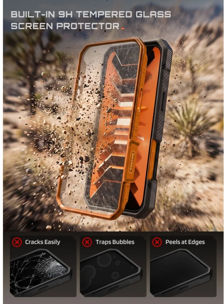 Dėklas SupCase GRIP Pro MAG MagSafe iPhone 17 Pro Max / 18 Pro Max KORALINIS