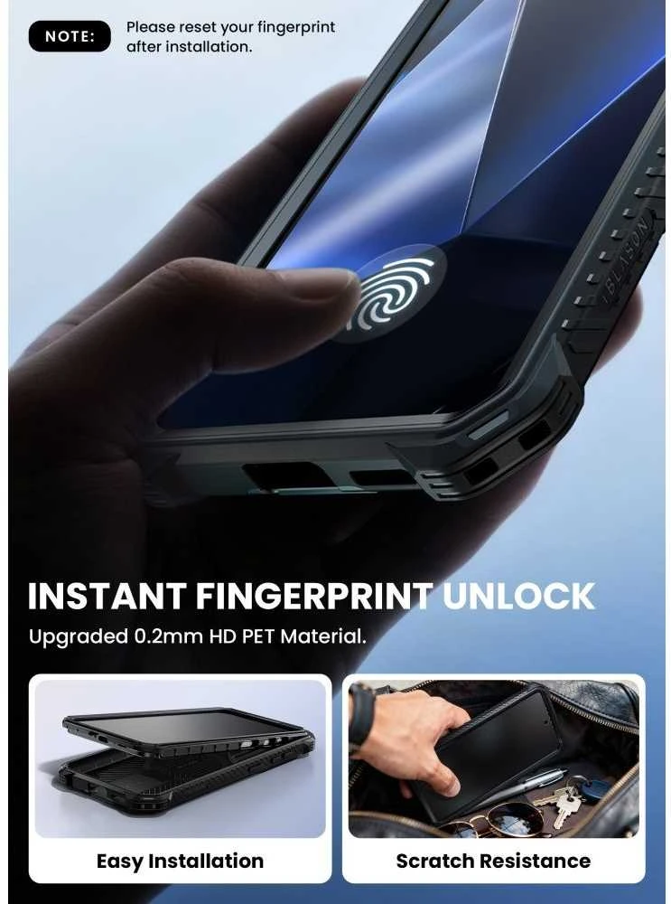 Dėklas SupCase IBLSN ArmorBox Mag MagSafe Samsung Galaxy S26 juodos spalvos