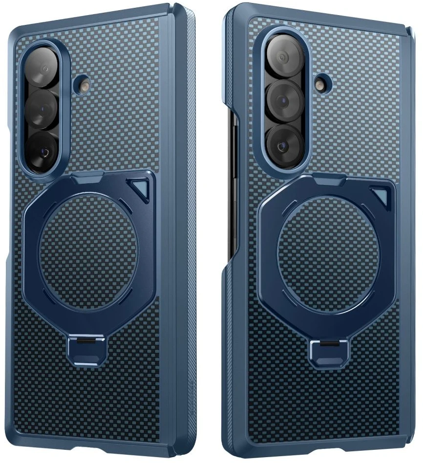Dėklas SUPCASE UB AERO MAGSAFE 2-DALIŲ RINKINYS GALAXY Z FOLD 8 ULTRA ARAMID Mėlynas