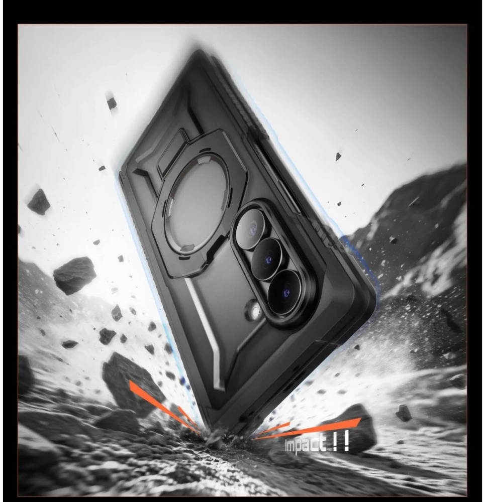 Dėklas SUPCASE UB GRIP MAG MAGSAFE 2-SET GALAXY Z FOLD 8 Juodas