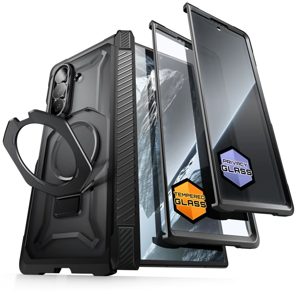 Dėklas SUPCASE UB GRIP MAG MAGSAFE 2-SET GALAXY Z FOLD 8 Juodas