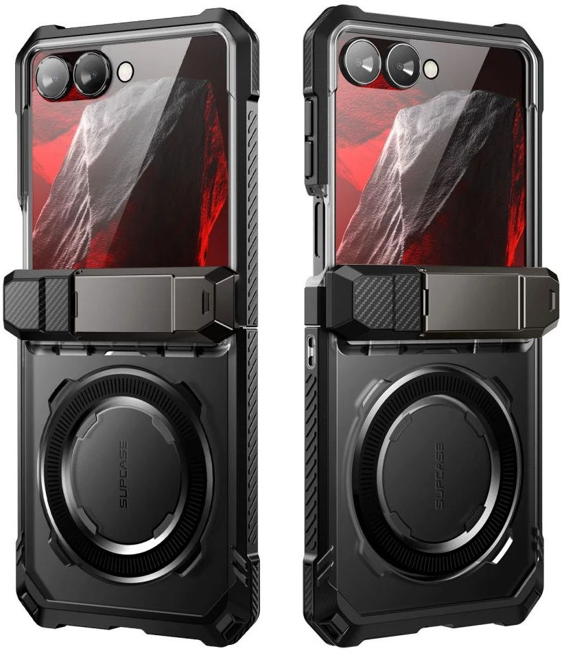 Dėklas SUPCASE UB GRIP MAG MAGSAFE GALAXY Z FLIP 8 Juodas