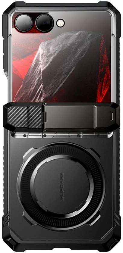 Dėklas SUPCASE UB GRIP MAG MAGSAFE GALAXY Z FLIP 8 Juodas