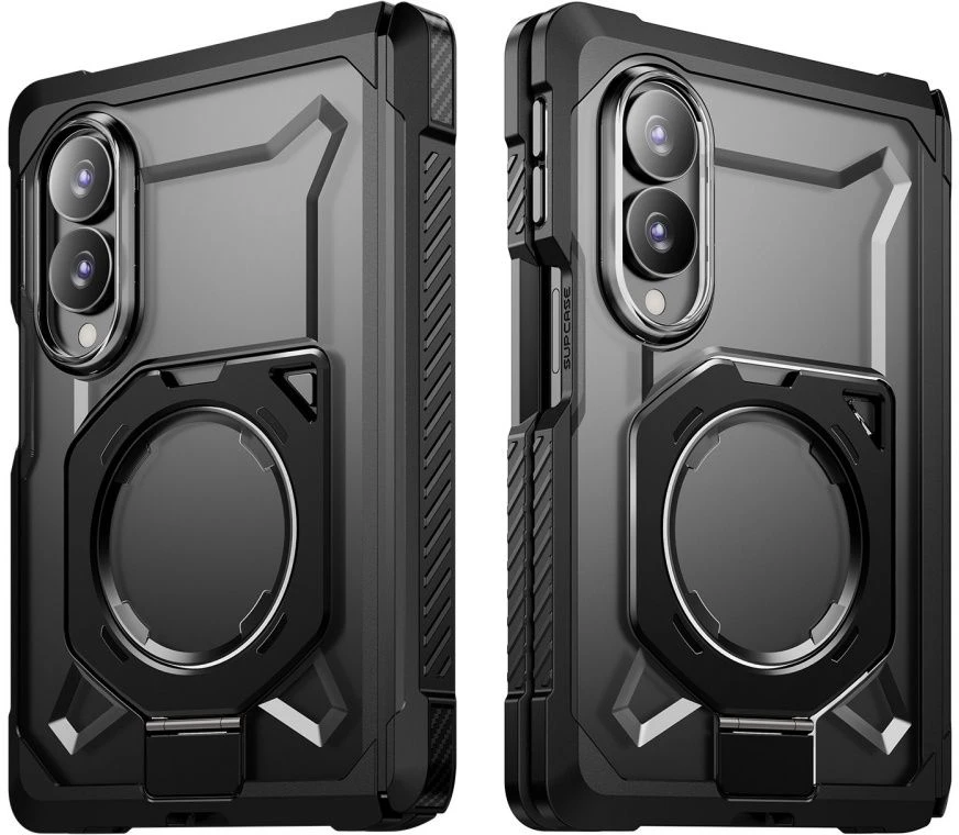 Dėklas SupCase UB GRIP MAG MagSafe Samsung Galaxy Z FOLD 8 PRIVACY STIKLAS Juodas