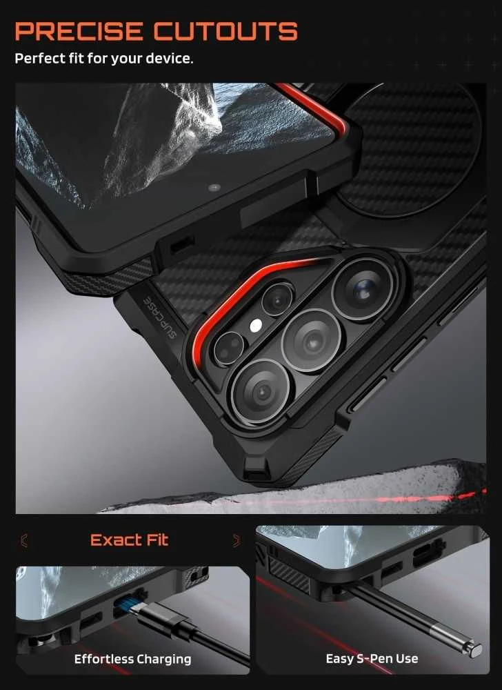 Dėklas SupCase UB GRIP MAG MagSafe Samsung Galaxy S26 Ultra Aramid