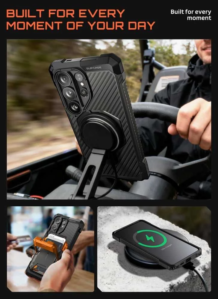 Dėklas SupCase UB GRIP MAG MagSafe Samsung Galaxy S26 Ultra Aramid
