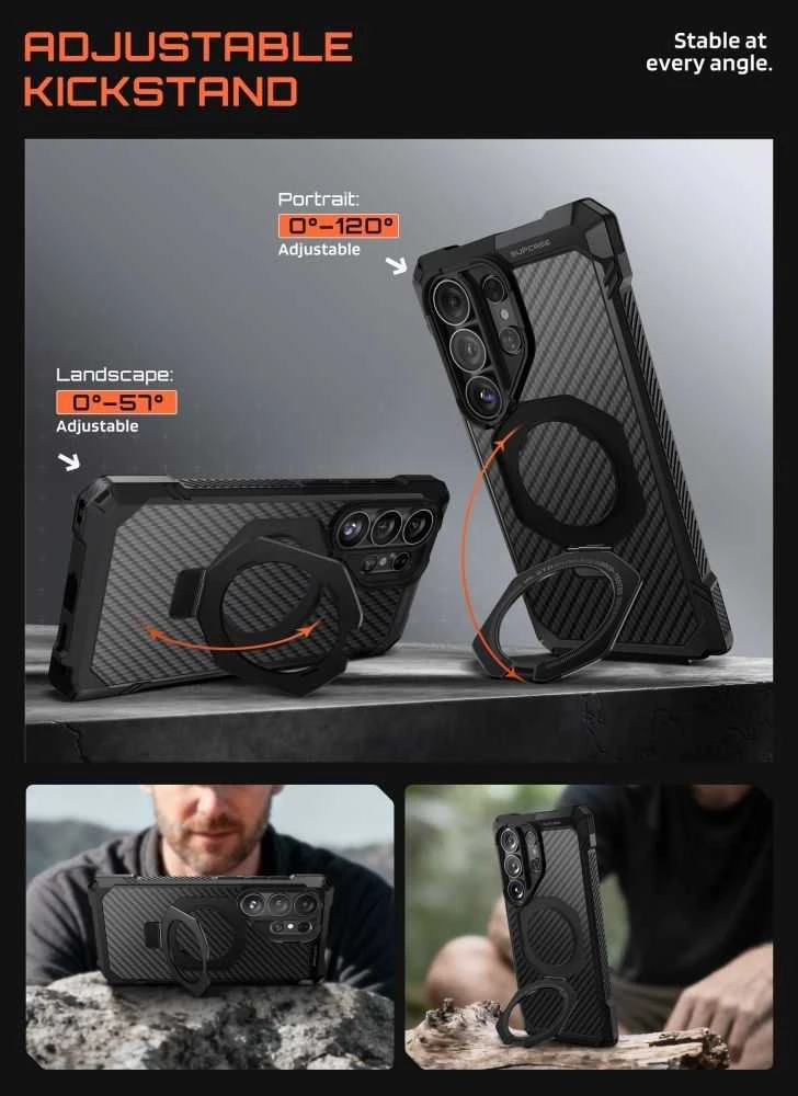 Dėklas SupCase UB GRIP MAG MagSafe Samsung Galaxy S26 Ultra Aramid