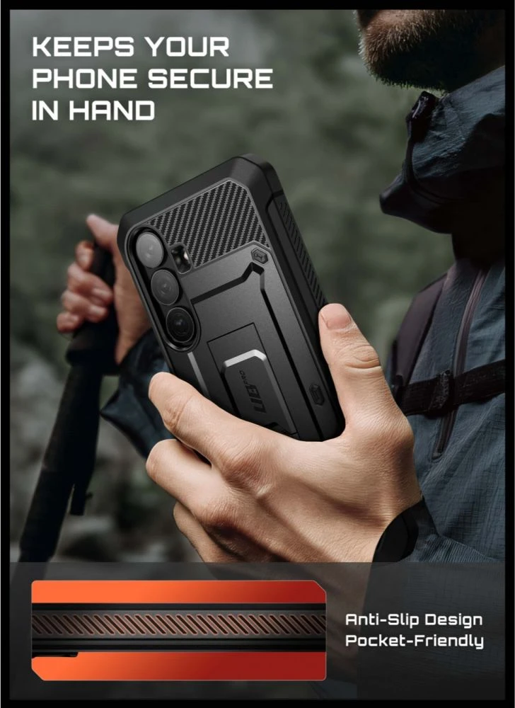 Dėklas SUPCASE UNICORN BEETLE PRO Galaxy S26 FE Juodas