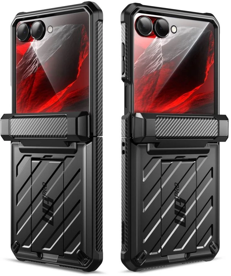 Dėklas SUPCASE UNICORN BEETLE PRO GALAXY Z FLIP 8 Juodas