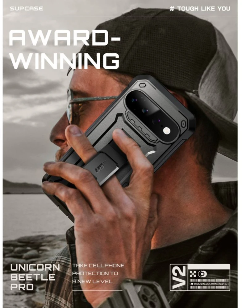 Dėklas SUPCASE UNICORN BEETLE PRO GOOGLE PIXEL 11 PRO XL Juodas