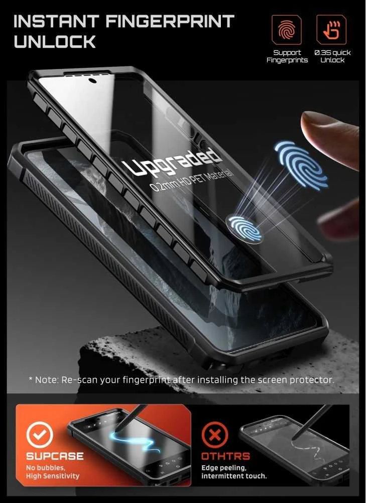 Dėklas „SupCase Unicorn Beetle Pro MAG MagSafe 2“ komplektas, skirtas „Samsung Galaxy S26 Ultra“ su aramidiniu apvalkalu.