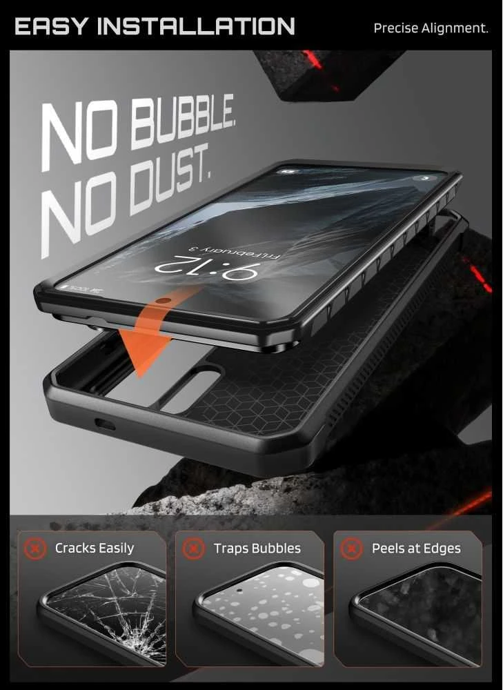 Dėklas „SupCase Unicorn Beetle Pro MAG MagSafe 2“ komplektas, skirtas „Samsung Galaxy S26 Ultra“ su aramidiniu apvalkalu.
