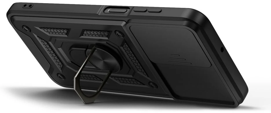 Dėklas TECH-PROTECT CAMSHIELD Pro Samsung Galaxy A17 / A18 / A26 4G / 5G juodos spalvos
