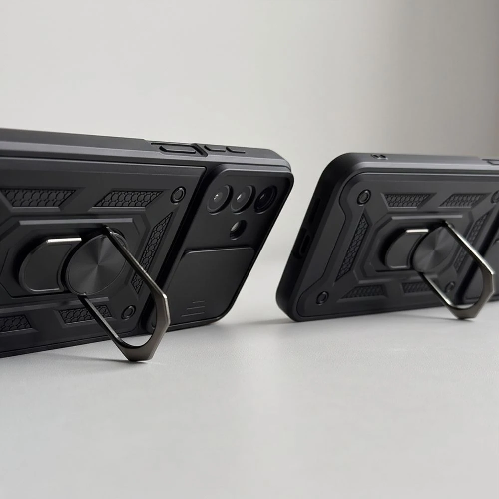 Dėklas TECH-PROTECT CAMSHIELD Pro Samsung Galaxy A17 / A18 / A26 4G / 5G juodos spalvos