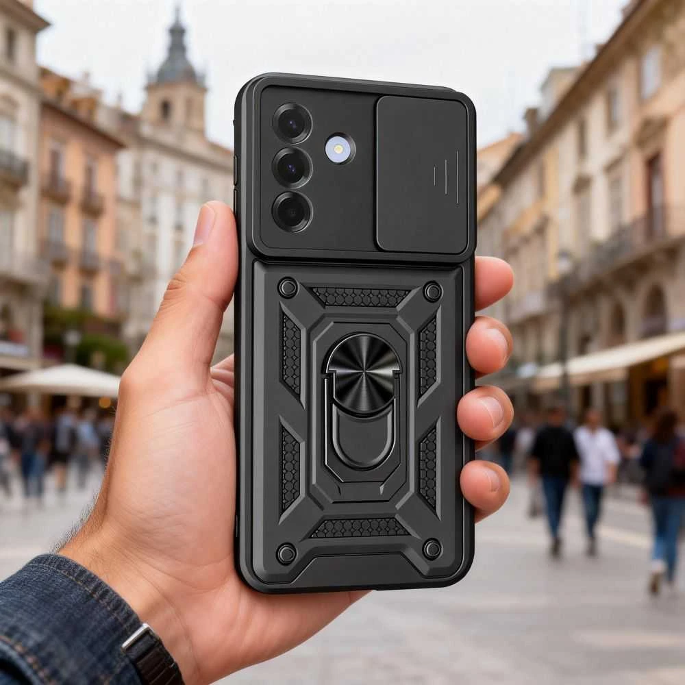 Dėklas Tech-Protect CAMSHIELD PRO Samsung Galaxy A27 5G Juodas