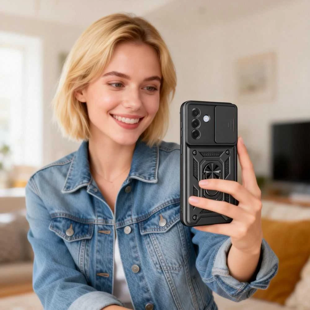 Dėklas Tech-Protect CAMSHIELD PRO Samsung Galaxy A27 5G Juodas