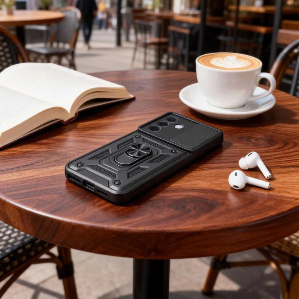 Dėklas Tech-Protect CAMSHIELD PRO Samsung Galaxy A27 5G Juodas