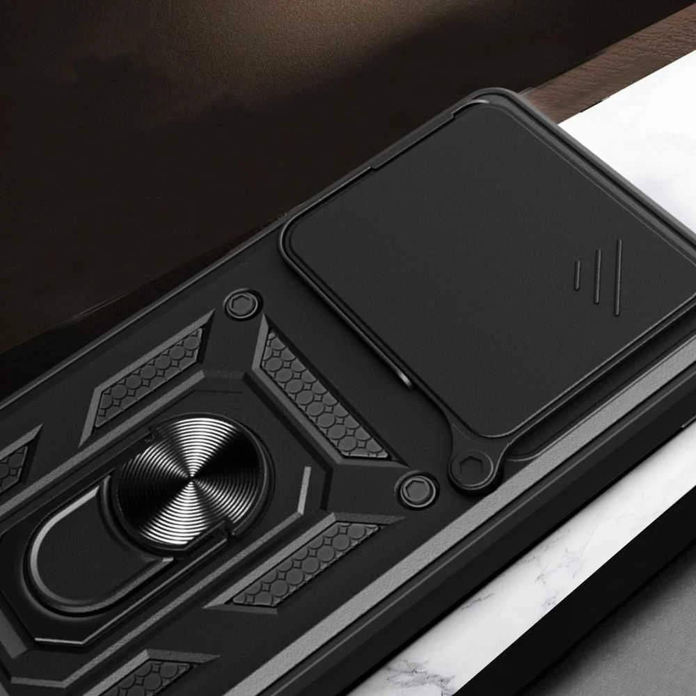 Dėklas Tech-Protect CamShield Pro Xiaomi Redmi Note 15 Pro 5G matinės juodos spalvos