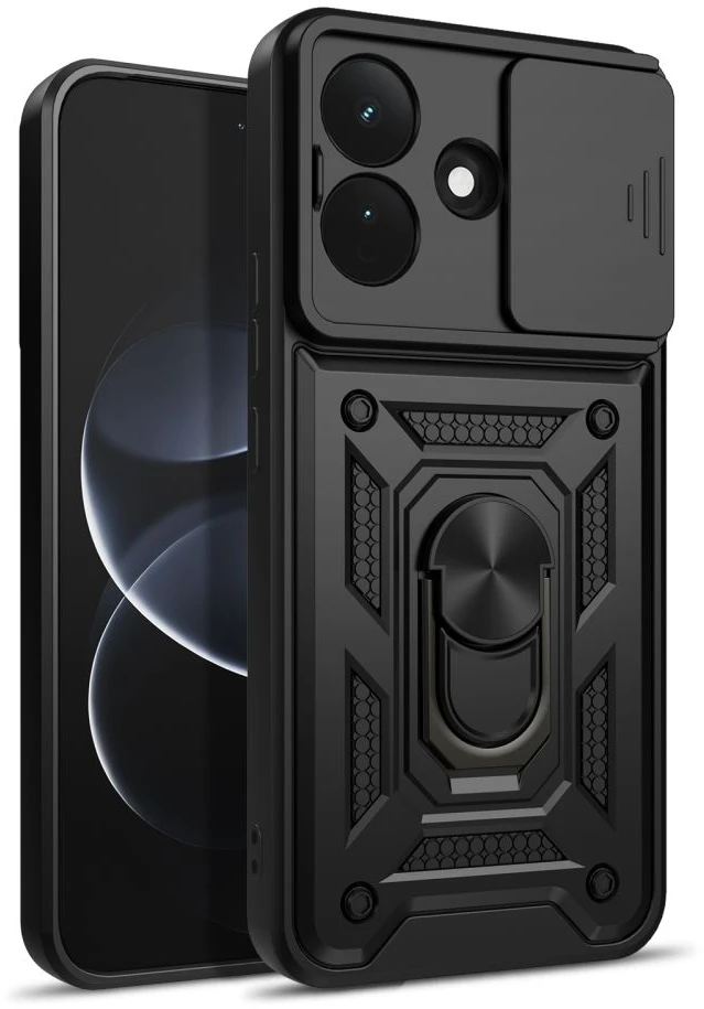 Dėklas Tech-Protect CAMSHIELD PRO XIAOMI REDMI NOTE 17 PRO 5G Juodas