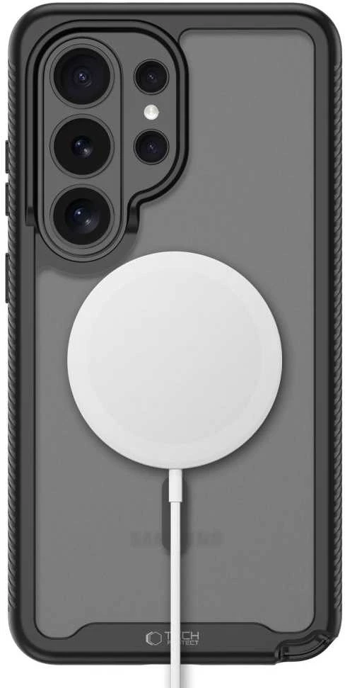 Dėklas Tech-Protect Defense MagSafe Samsung Galaxy A57 5G Matte juodos spalvos