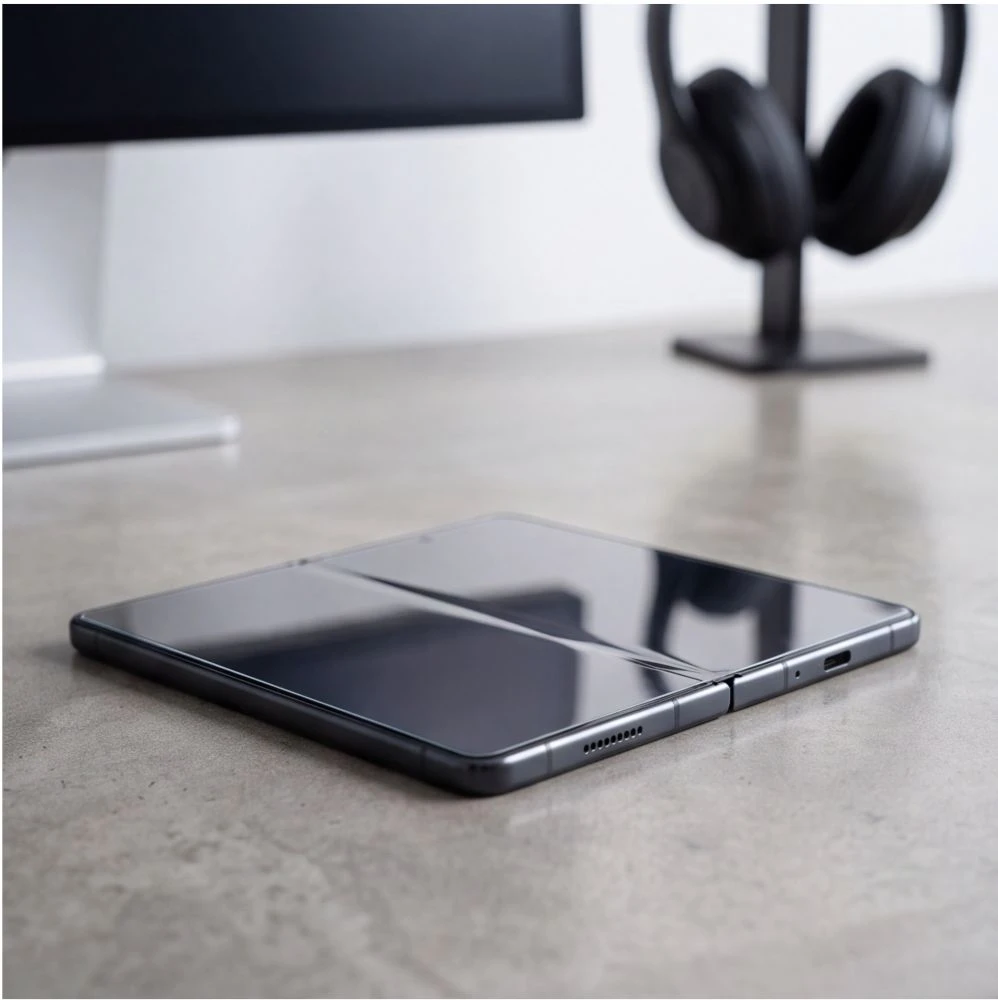 TECH-PROTECT EASY SET FOIL & GLASS FIT+ 4IN1 APSAUGINIS RINKINYS GALAXY Z FOLD 8 ULTRA CLEAR