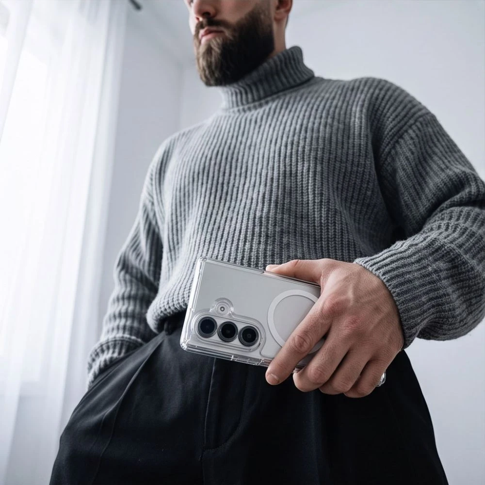 Dėklas TECH-PROTECT FLEXAIR HYBRID MAGSAFE GALAXY Z FOLD 8 ULTRA CLEAR