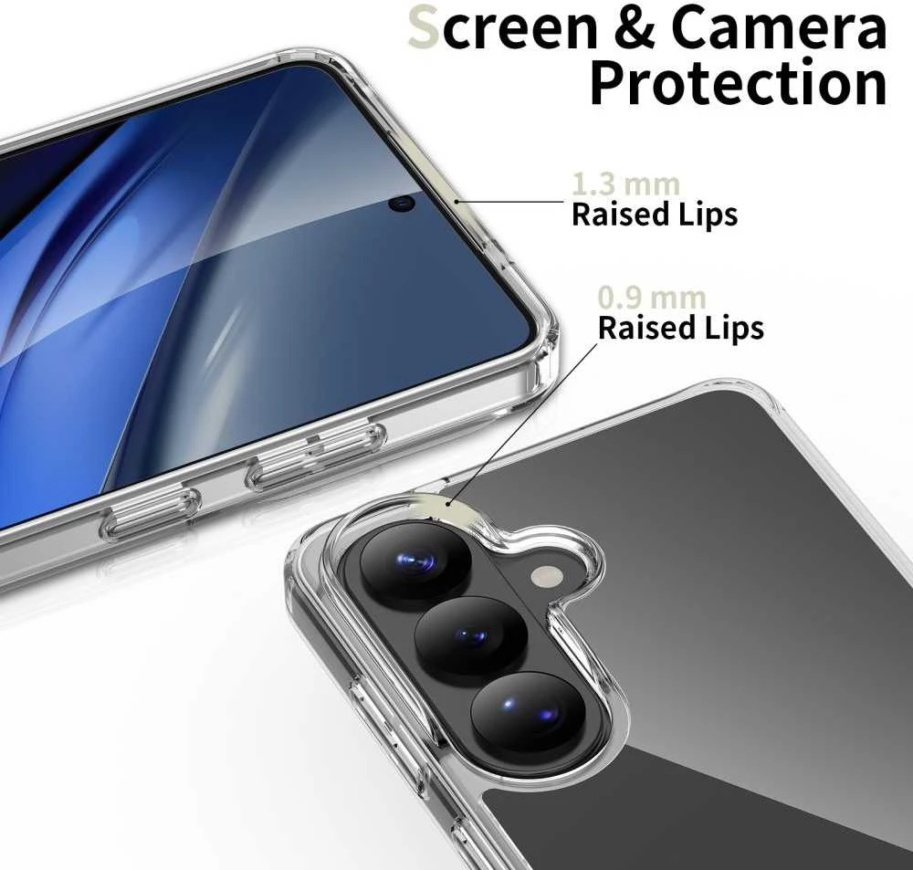 Dėklas „Tech-Protect FlexAir Hybrid“, „Samsung Galaxy S26+ Plus“ skaidrus