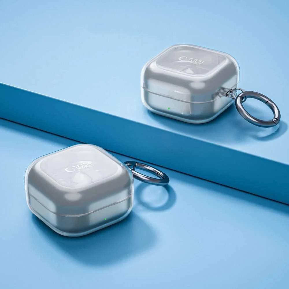 Dėklas „Tech-Protect FlexAir“, „Samsung Galaxy Buds 4“ / „4 Pro“ skaidrės