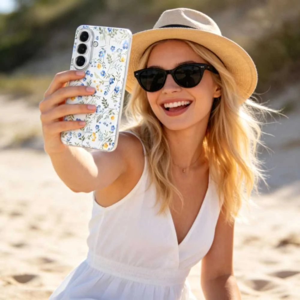 Dėklas „Tech-Protect FlexAir“ „Samsung Galaxy A37 5G“ pavasarinės gėlės