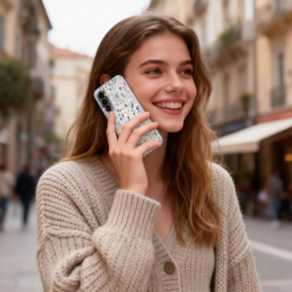 Dėklas „Tech-Protect FlexAir“ „Samsung Galaxy A37 5G“ pavasarinės gėlės