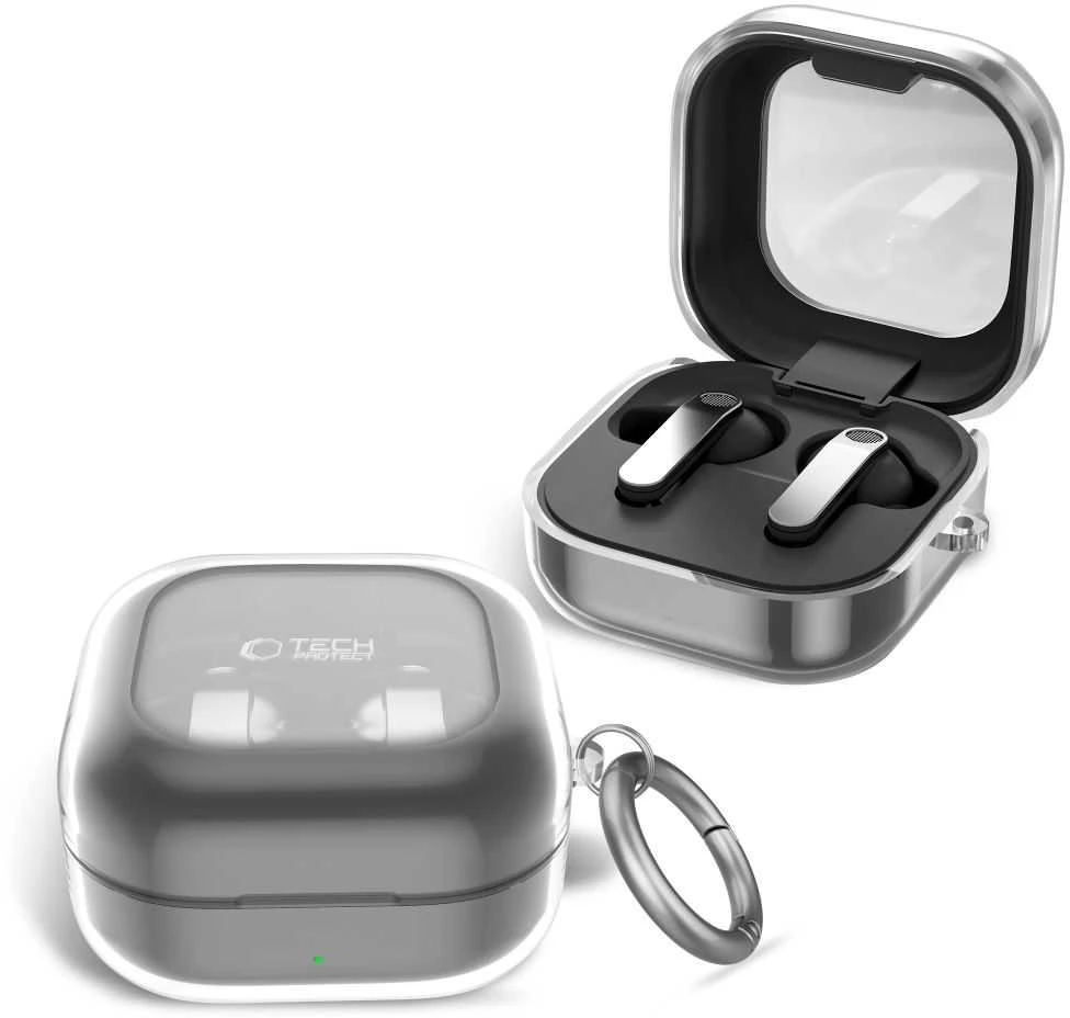 Dėklas „Tech-Protect FlexAir“, „Samsung Galaxy Buds 4“ / „4 Pro“ skaidrės
