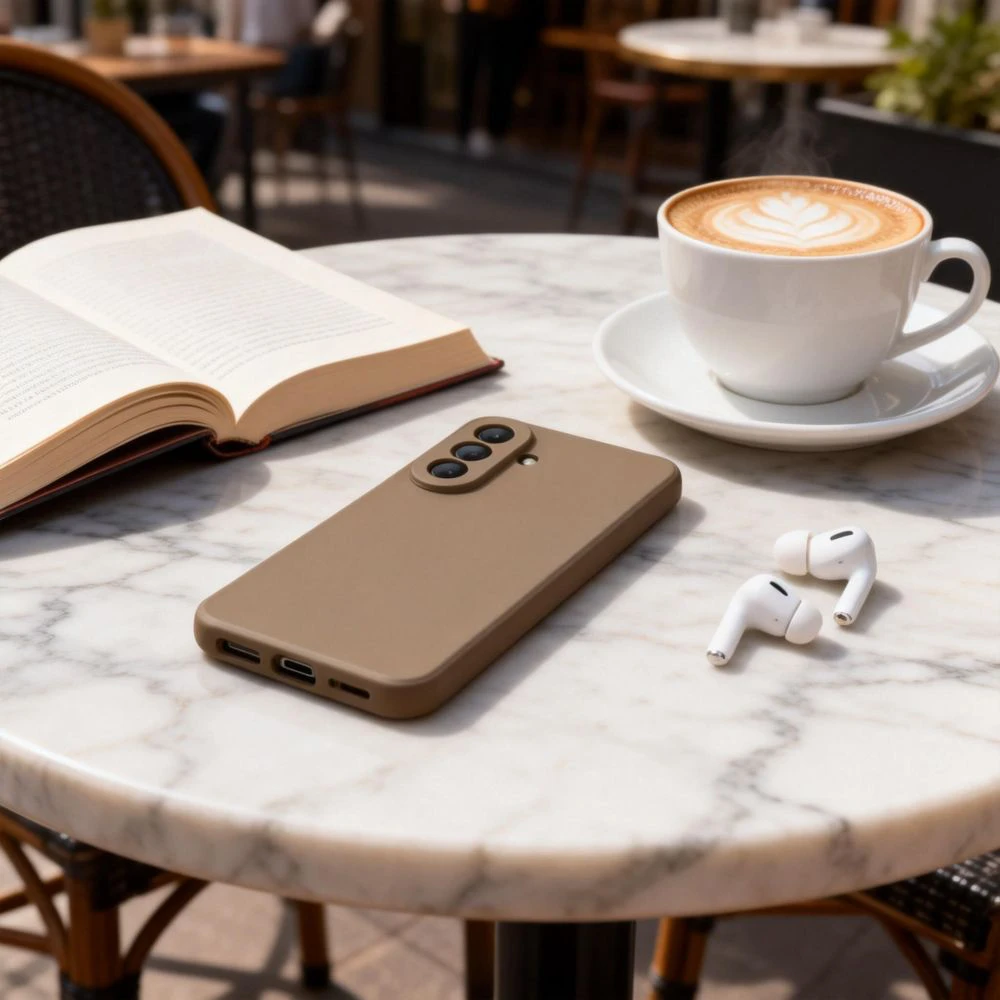 Dėklas Tech-Protect Icon Samsung Galaxy A27 5G rudos spalvos