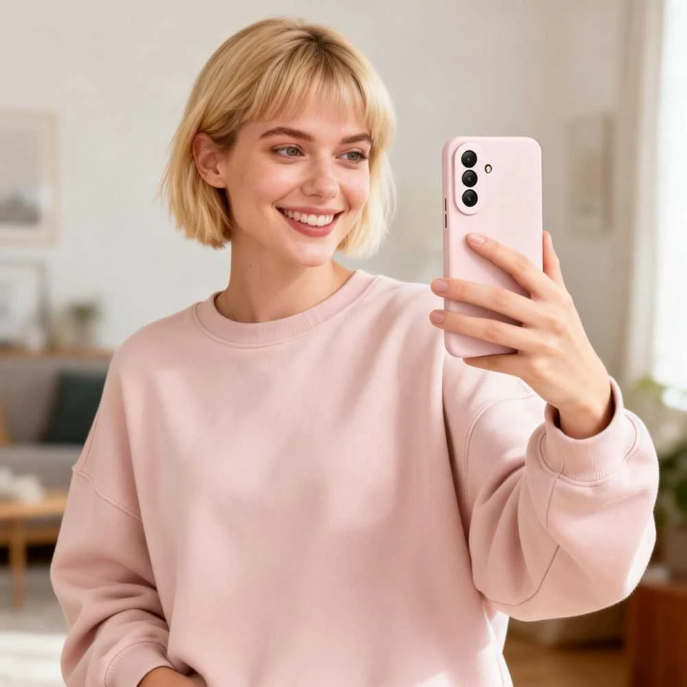 Dėklas Tech-Protect Icon Samsung Galaxy A57 5G Rožinis