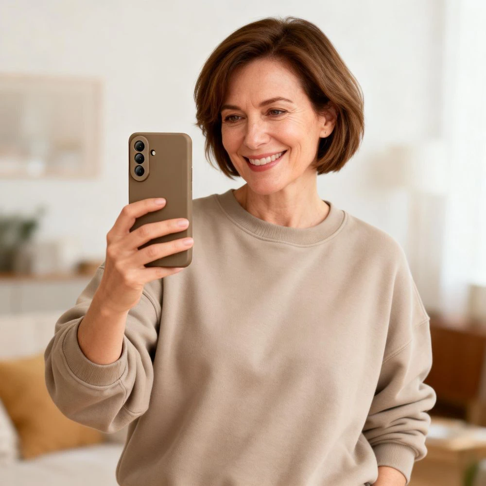 Dėklas Tech-Protect Icon Samsung Galaxy A27 5G rudos spalvos