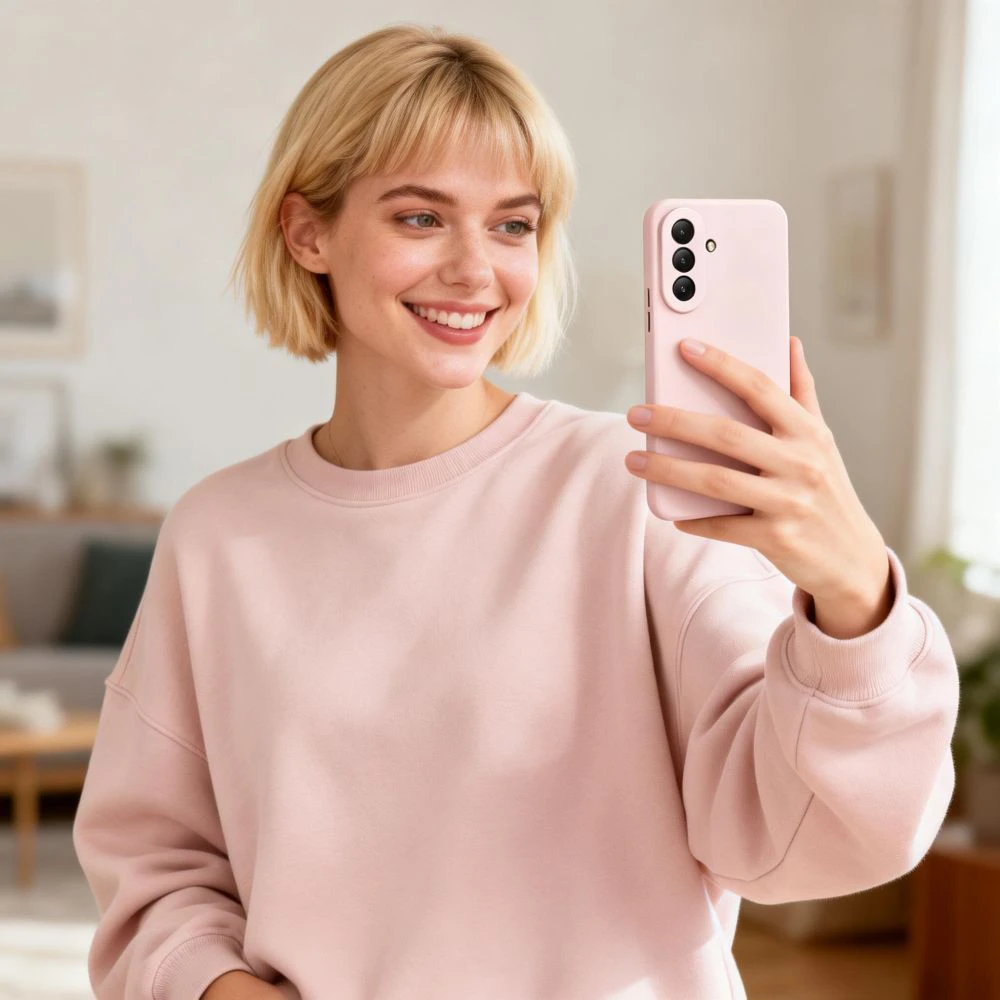 Dėklas Tech-Protect Icon Samsung Galaxy A27 5G rožinės spalvos