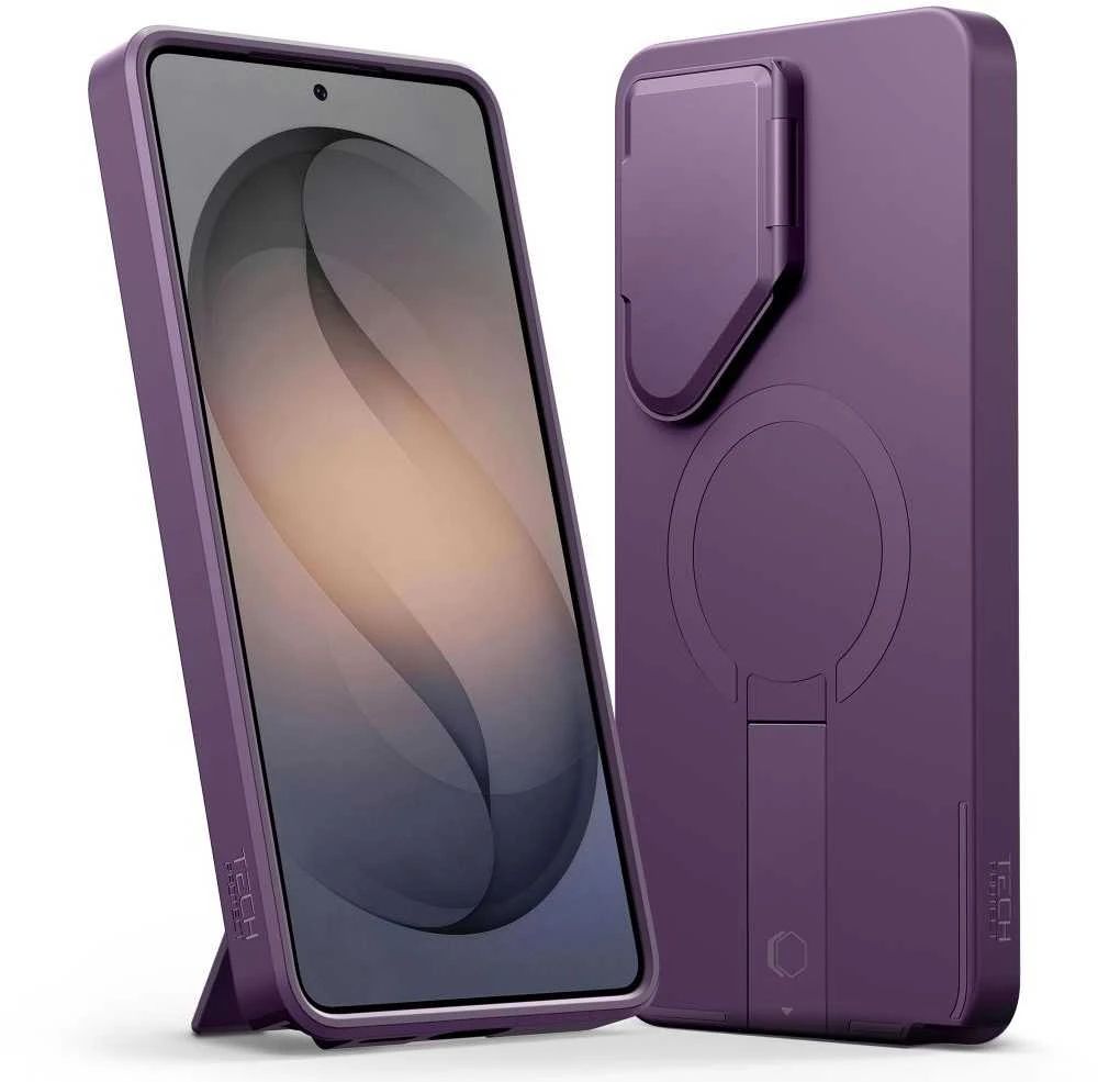 Dėklas Tech-Protect Kevlar Aura MagSafe Samsung Galaxy S26 Ultra violetinės spalvos