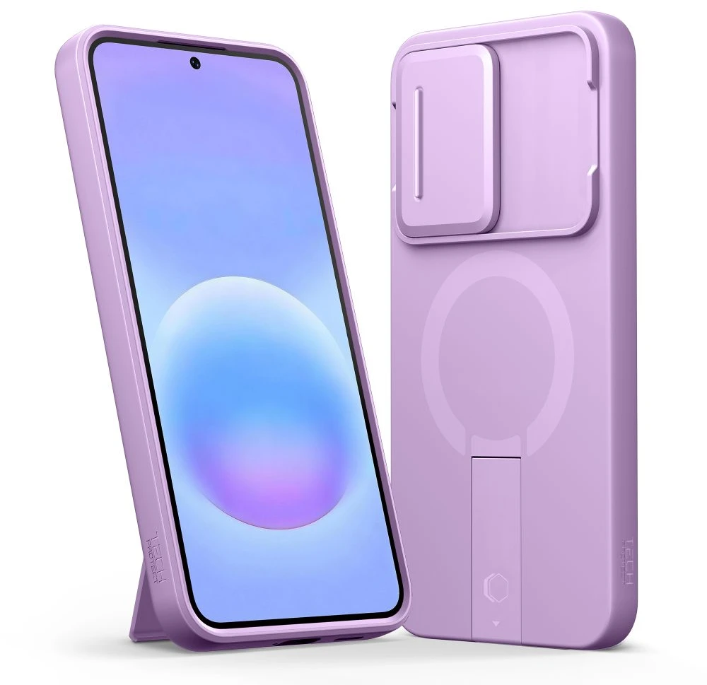 Dėklas Tech-Protect KEVLAR AURA MAGSAFE Samsung Galaxy A57 VIOLETINIS