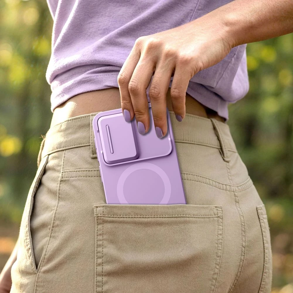 Dėklas Tech-Protect KEVLAR AURA MAGSAFE Samsung Galaxy A57 VIOLETINIS