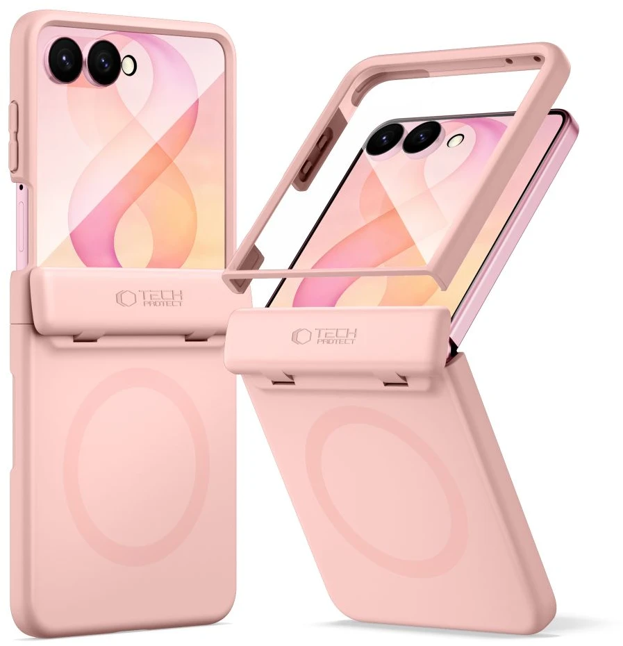 Dėklas Tech-Protect KEVLAR AURA MagSafe Galaxy Z FLIP 8 ROŽINIS