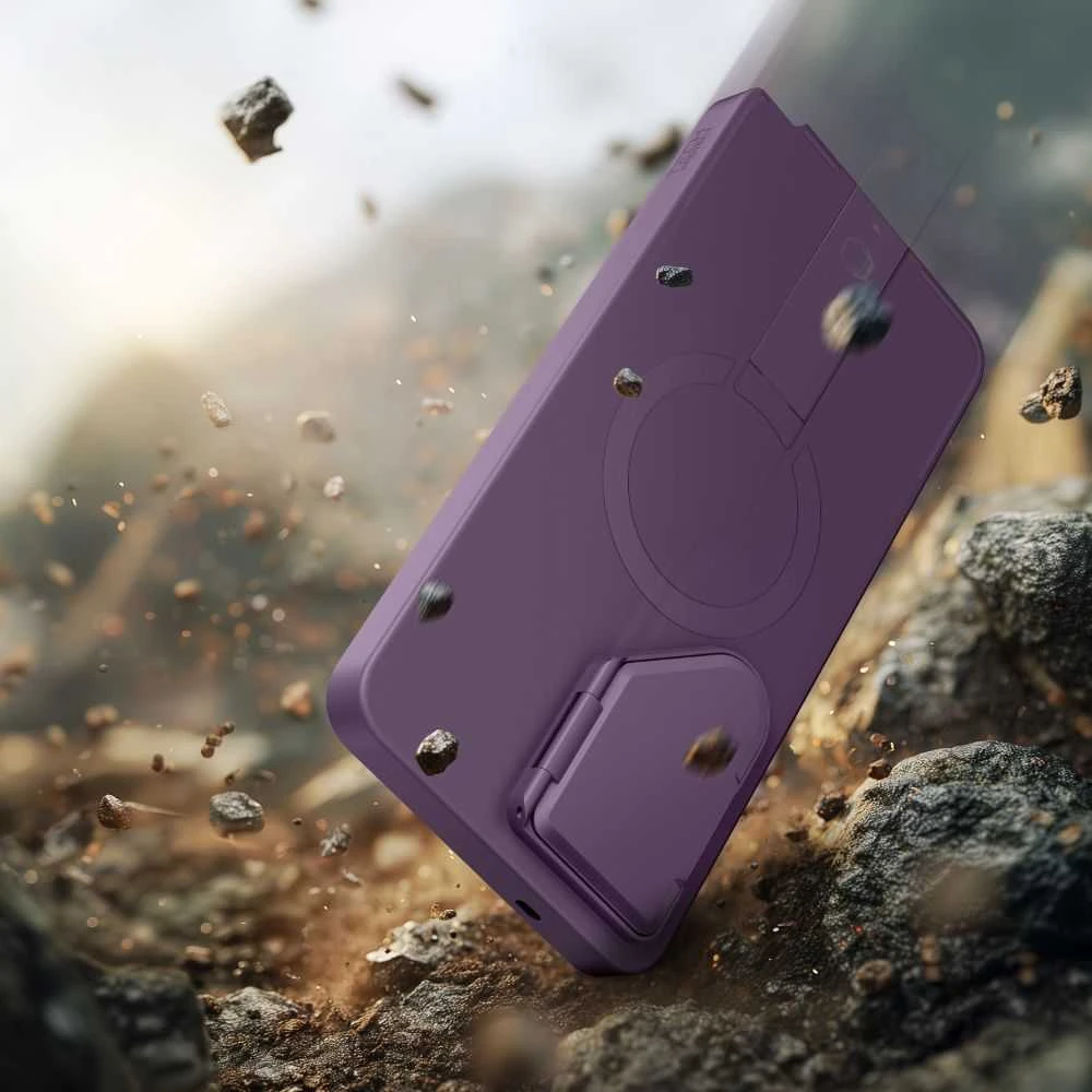 Dėklas Tech-Protect Kevlar Aura MagSafe Samsung Galaxy S26 Ultra violetinės spalvos