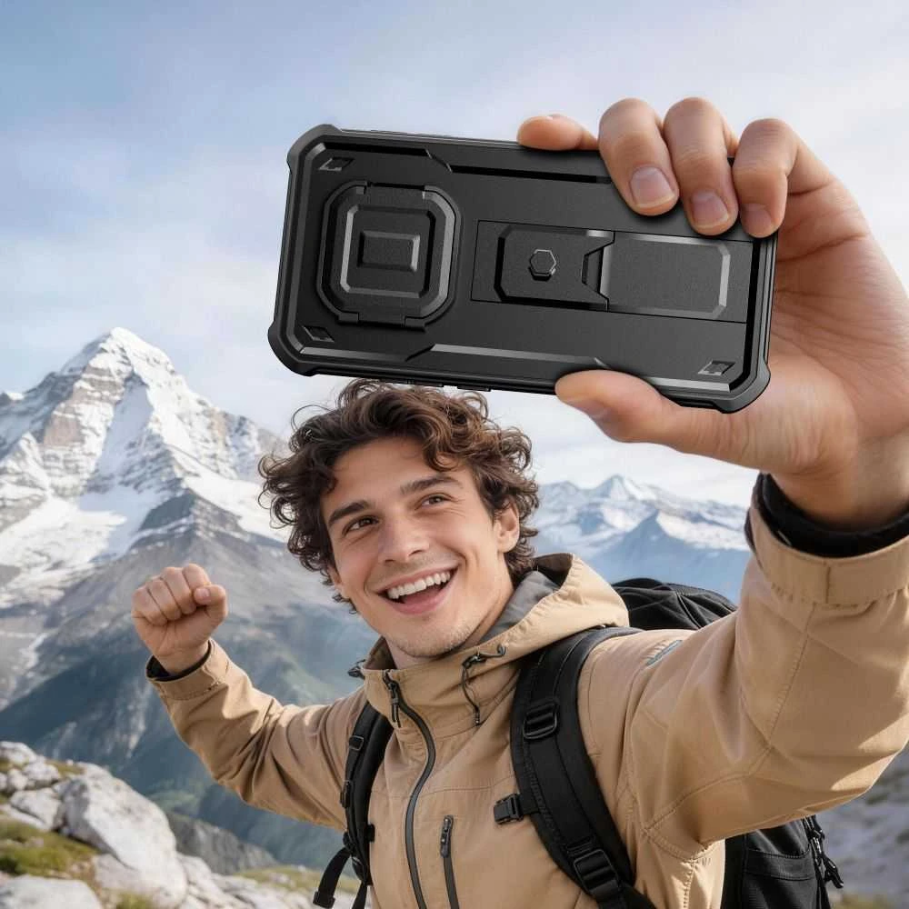 Dėklas Tech-Protect Kevlar CAM+ 2-SET XIAOMI REDMI NOTE 15 PRO 5G juodos spalvos