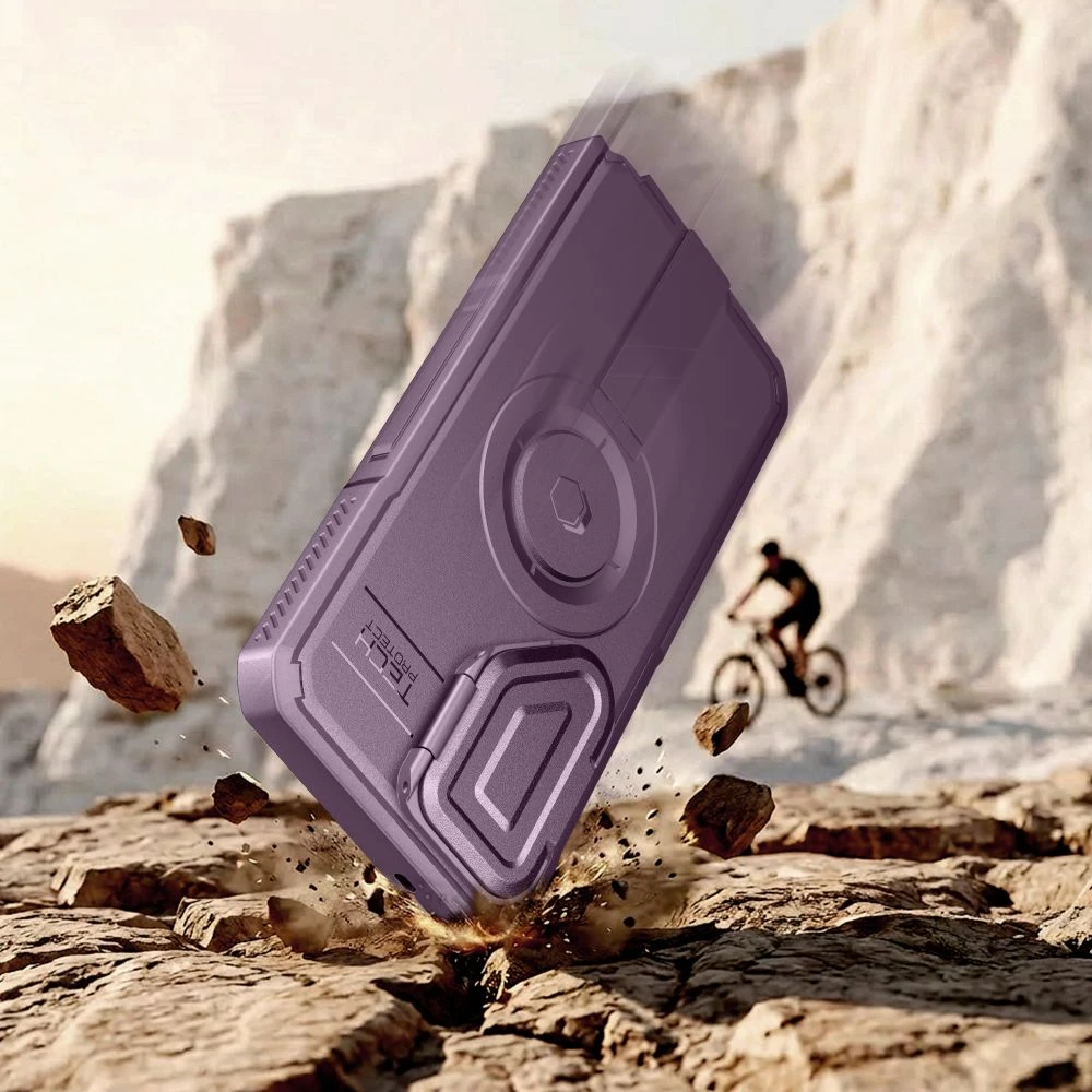 Dėklas „Tech-Protect“ KEVLAR MAGSAFE 2 KOMPLEKTAI „GALAXY S26 ULTRA VIOLET“