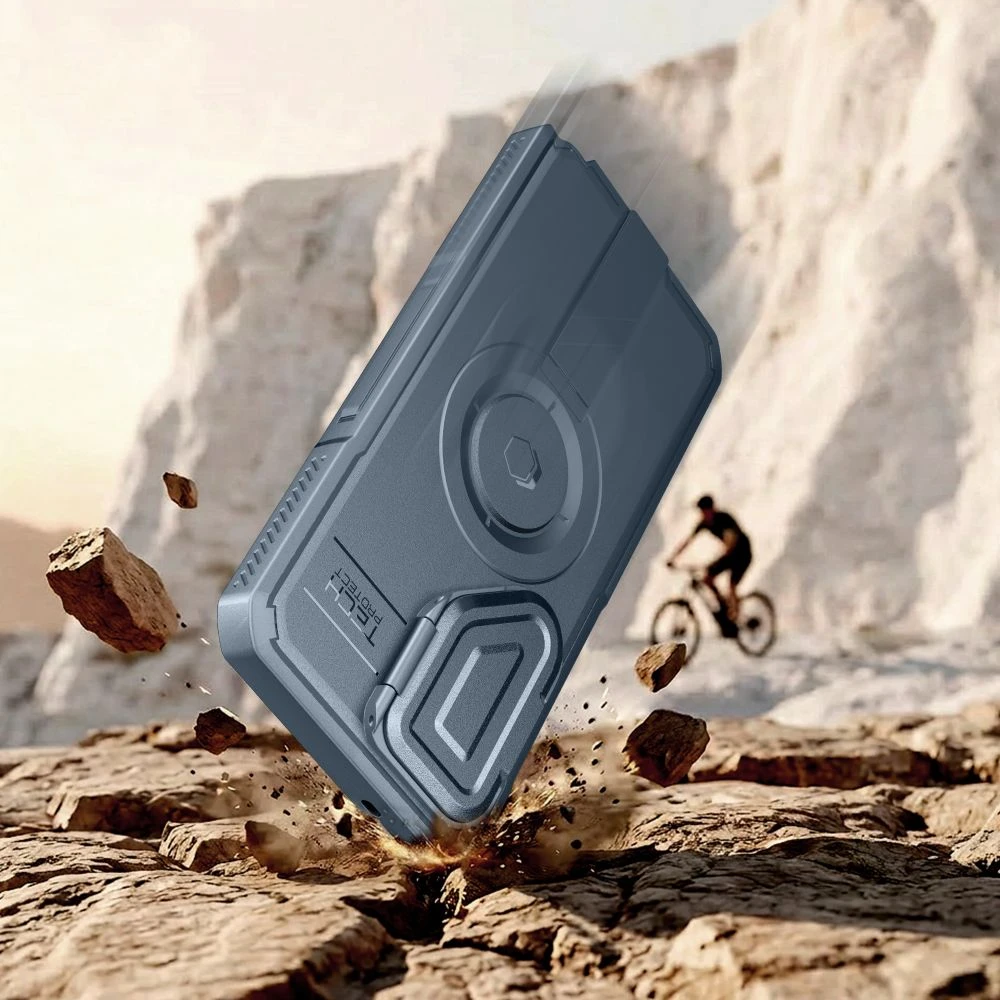 Dėklas Tech-Protect KEVLAR MAGSAFE 2-SET GALAXY S26 ULTRA MĖLYNAS