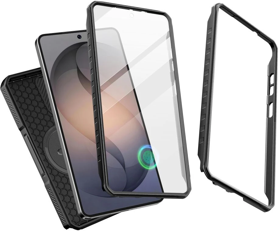 Dėklas Tech-Protect KEVLAR MAGSAFE 2-SET GALAXY S26 ULTRA Juodas
