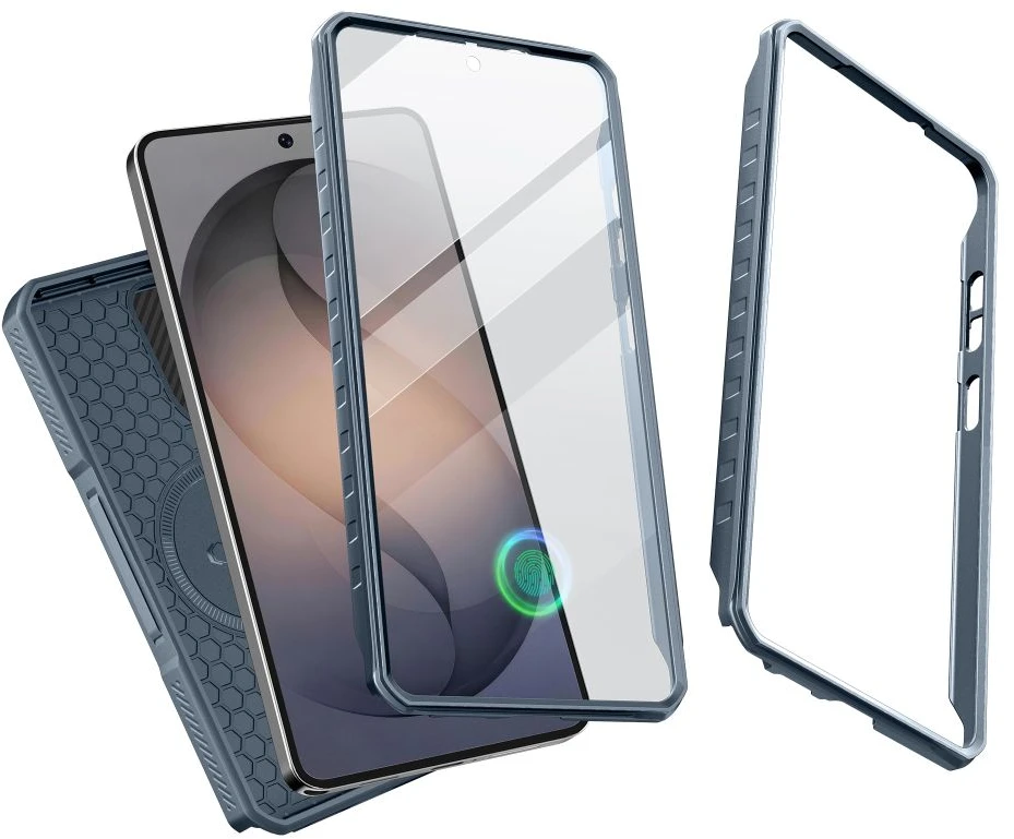Dėklas Tech-Protect KEVLAR MAGSAFE 2-SET GALAXY S26 ULTRA MĖLYNAS